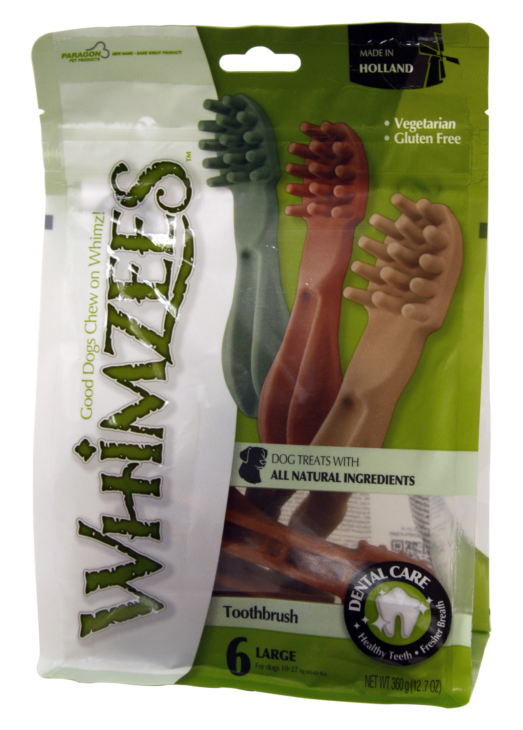 WHIMZEES TANDENBORSTEL LARGE 14,5 CM 6 STK.