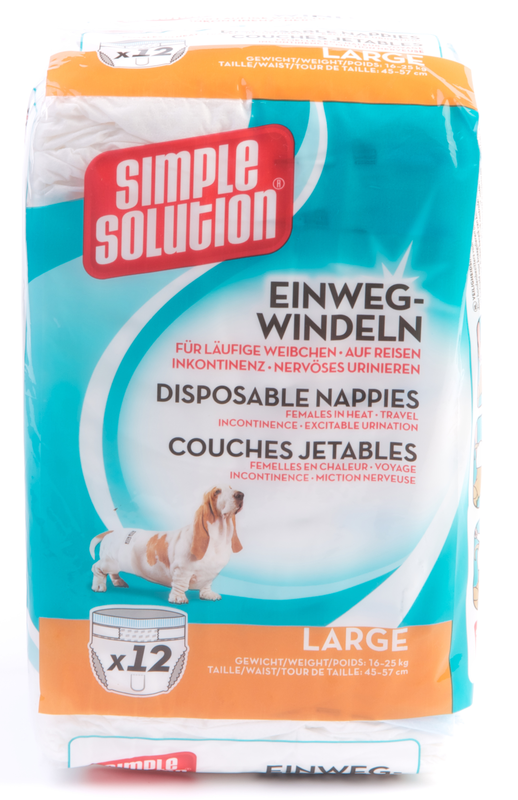 SIMPLE SOLUTION WEGWERP HUNDE LUIER LARGE 12 STK. 45-57 CM