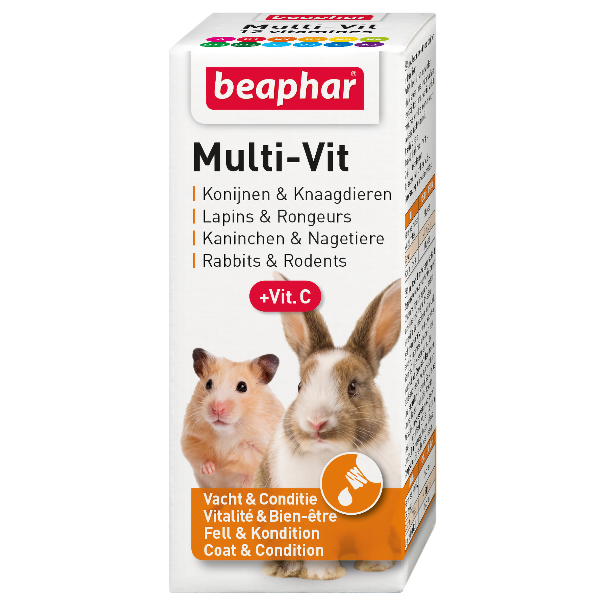 BEAPHAR MULTI-VITAMINE NAGETIER UND KANINCHEN 20 ML