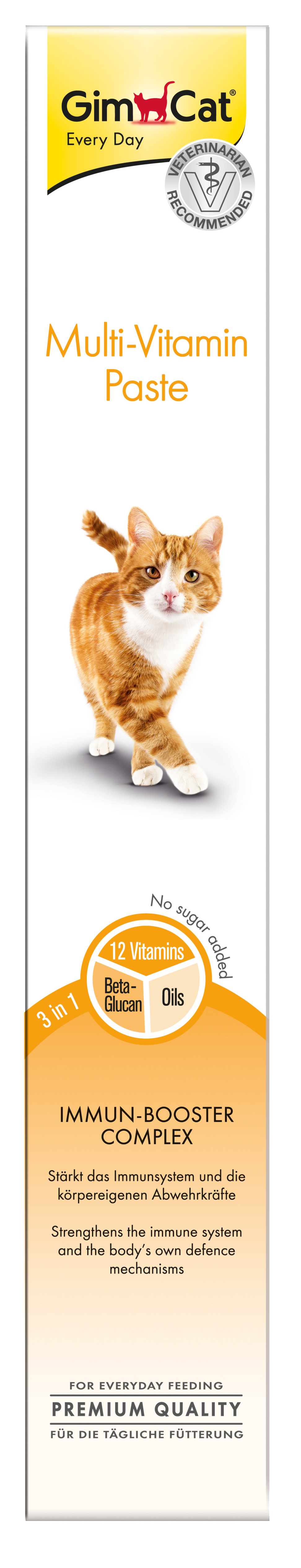 GIMCAT MULTIVITAMINEPASTA + 12 VITAMINEN 100 G