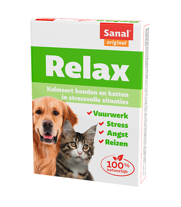 SANAL DOG/CAT RELAX BERUHIGUNGSTABLETTEN 15 TABLETTEN