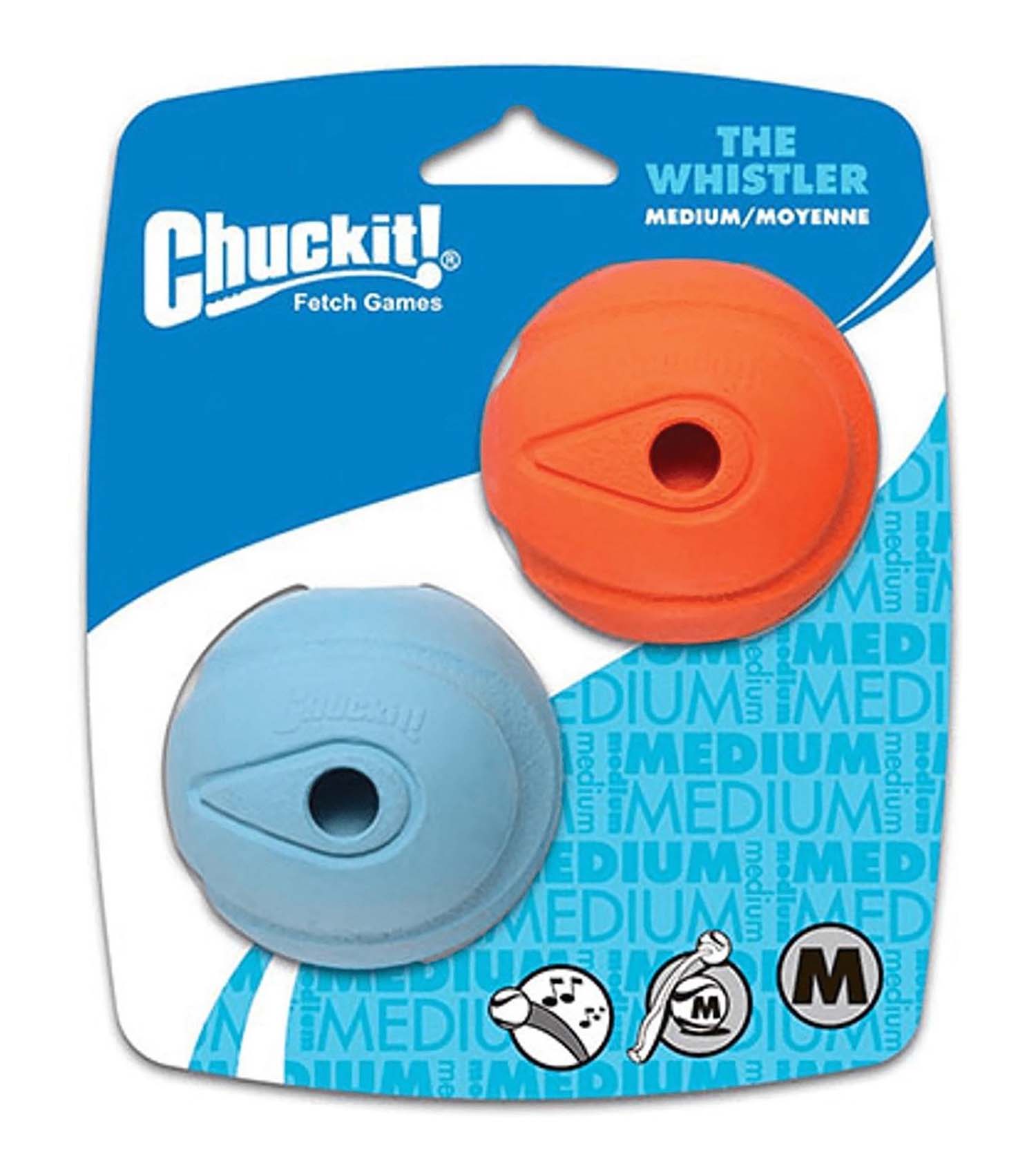 CHUCKIT HUNDESPIELZEUG THE WHISTLER MEDIUM 2 STK.