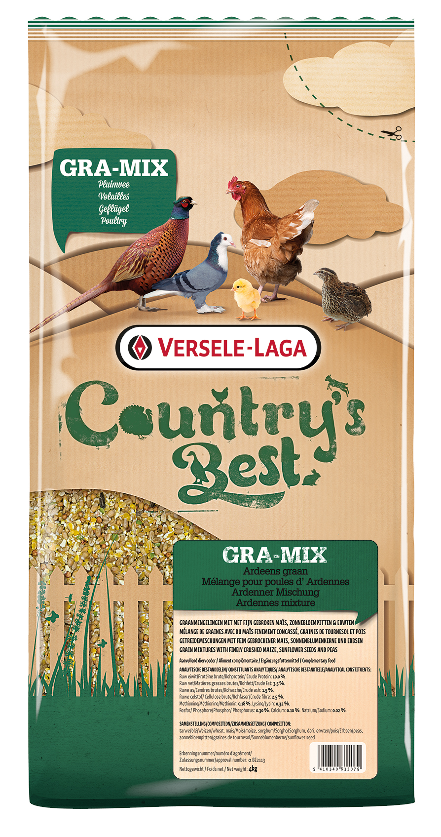 VERSELE-LAGA GRA-MIX ARDEENS GETREIDE 4 KG