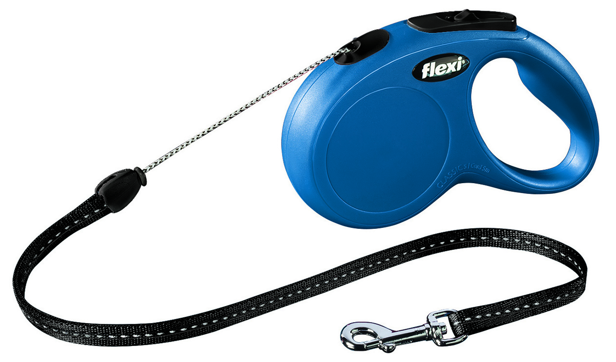 FLEXI ROLLLEINE CLASSIC CORD BLAU S 5 M