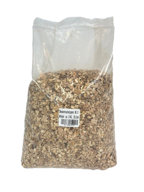 BUCHENHOLZ-SCHNITZEL MITTEL 8 MM 5 KG