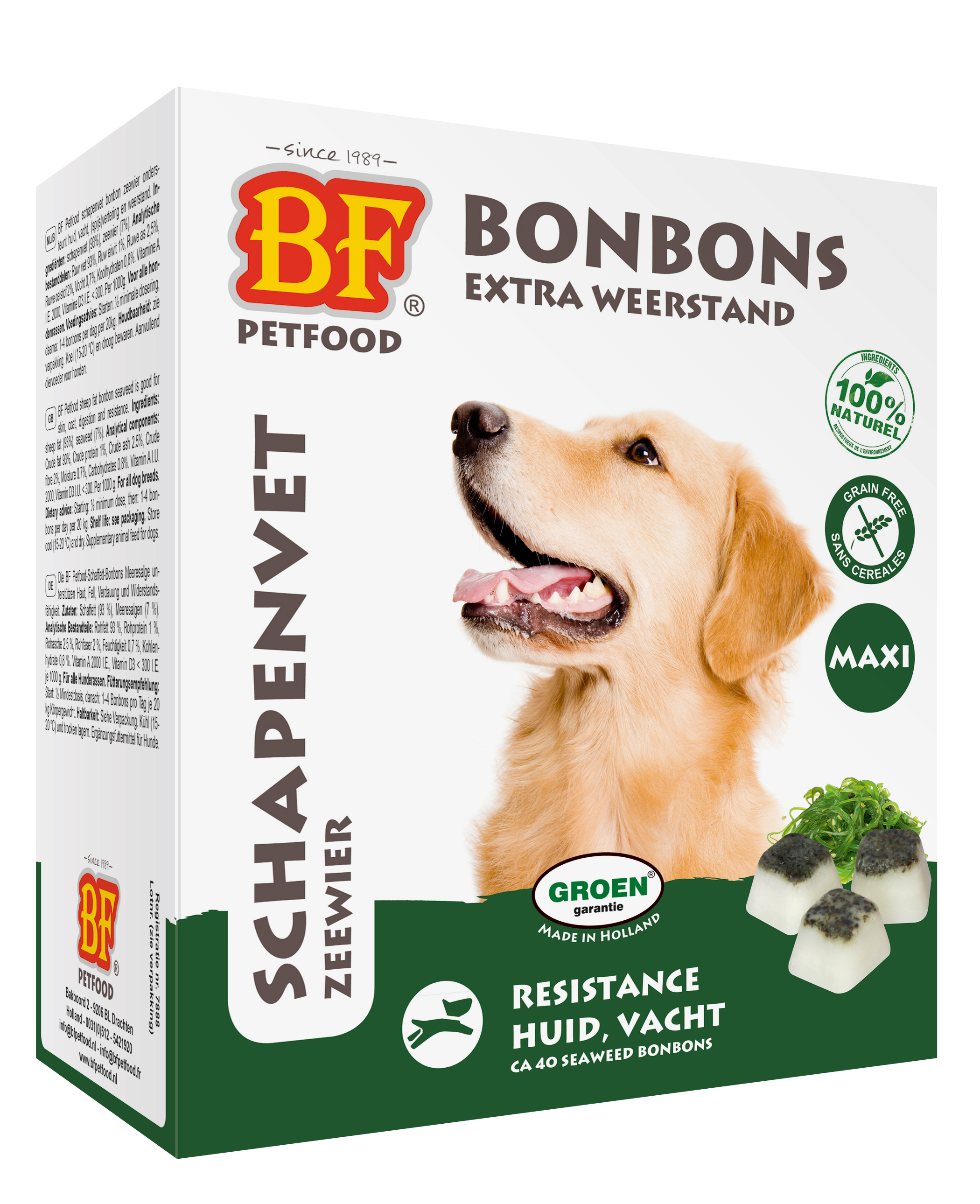 BF PETFOOD SCHAFFETT MAXI BONBONS SEETANG 40 STK.