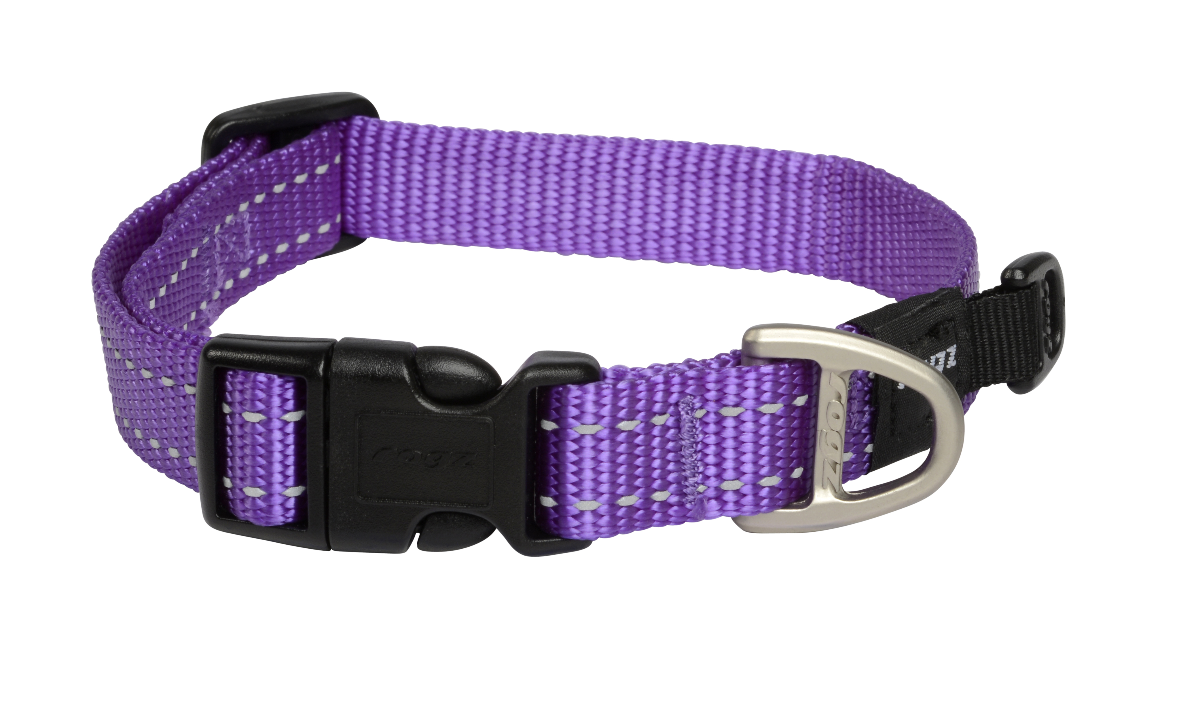 ROGZ FOR DOGS SNAKE HALSBAND VIOLETT 16 MMX26-40 CM