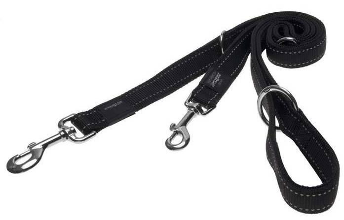 ROGZ FOR DOGS LUMBERJACK MULTIPURPOSE LEINE SCHWARZ 25 MMX1,6 M