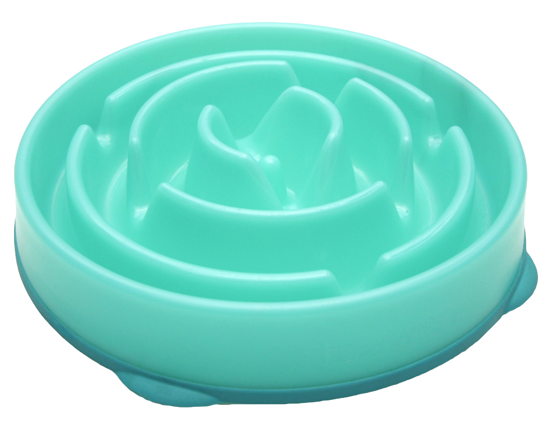 SLO-BOWL FEEDER DROP TEAL HELLBLAU 29X29X7 CM