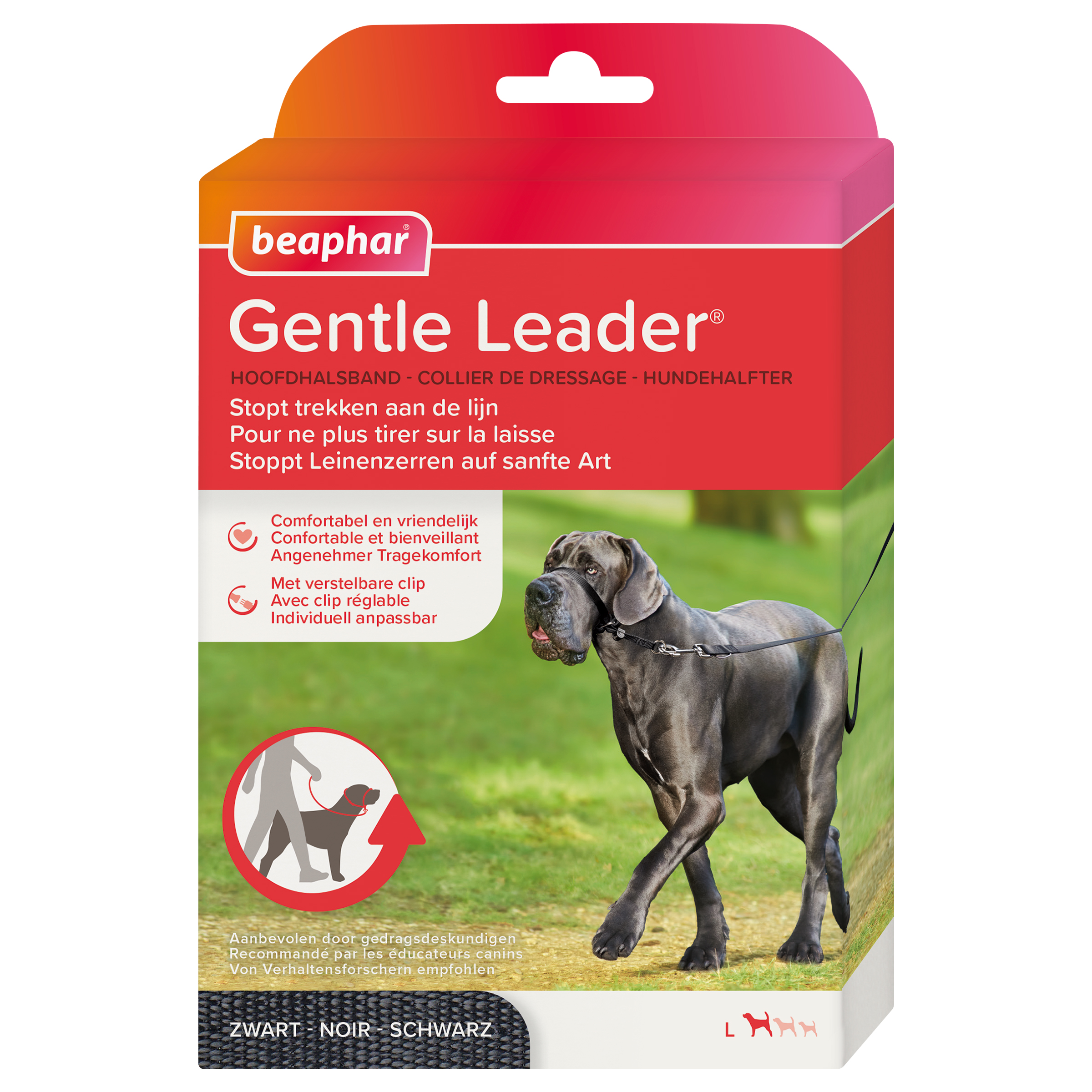BEAPHAR GENTLE LEADER SCHWARZ LARGE