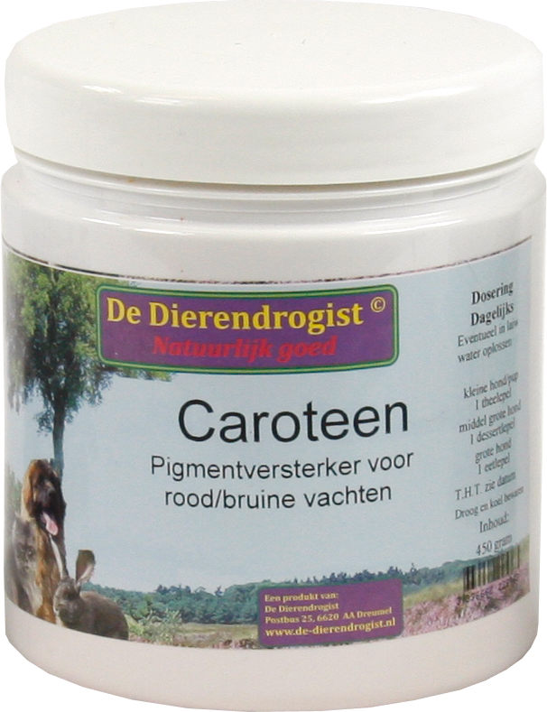 DIERENDROGIST CAROTEEN PIGMENTVERSTERKER 450 G