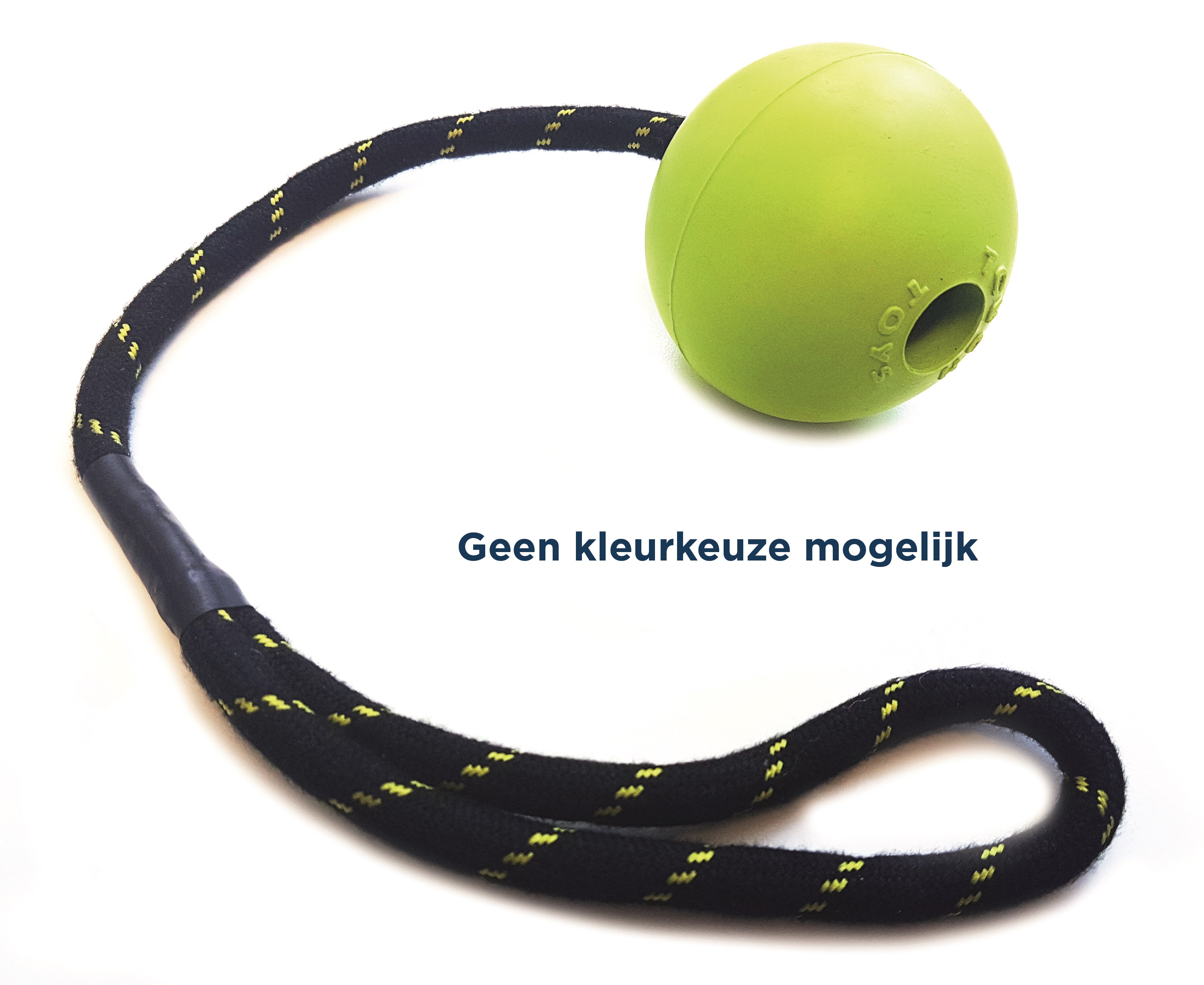 HAPPY HAUBE TOUGH TOYS BALL AAN TOUW RUBBER JUMBO 33,5X8X8 CM