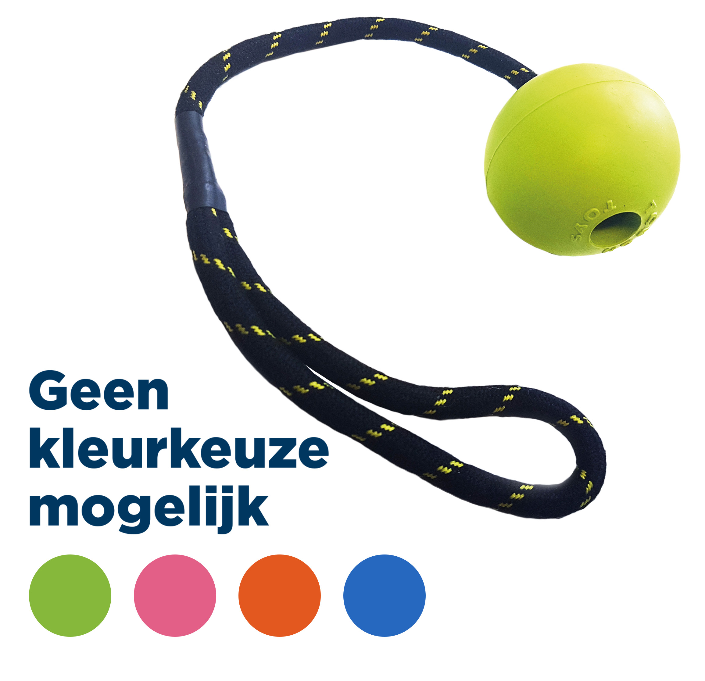 HAPPY HAUBE TOUGH TOYS FLOATER JUMBO BALL TOUW SORTIERT 39X8X8 CM