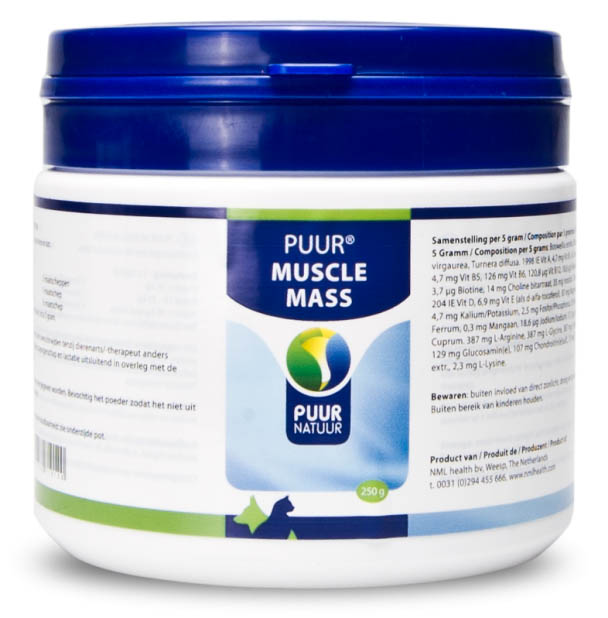 PUUR MUSCLE MASS (SPIEROPBOUW) HUND & KATZE 250 G