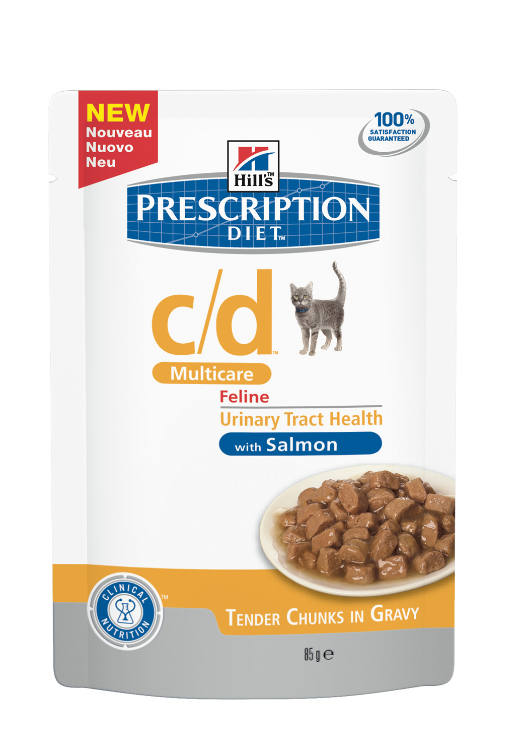 HILL'S FELINE C/D MULTICARE LACHS 12X85 G