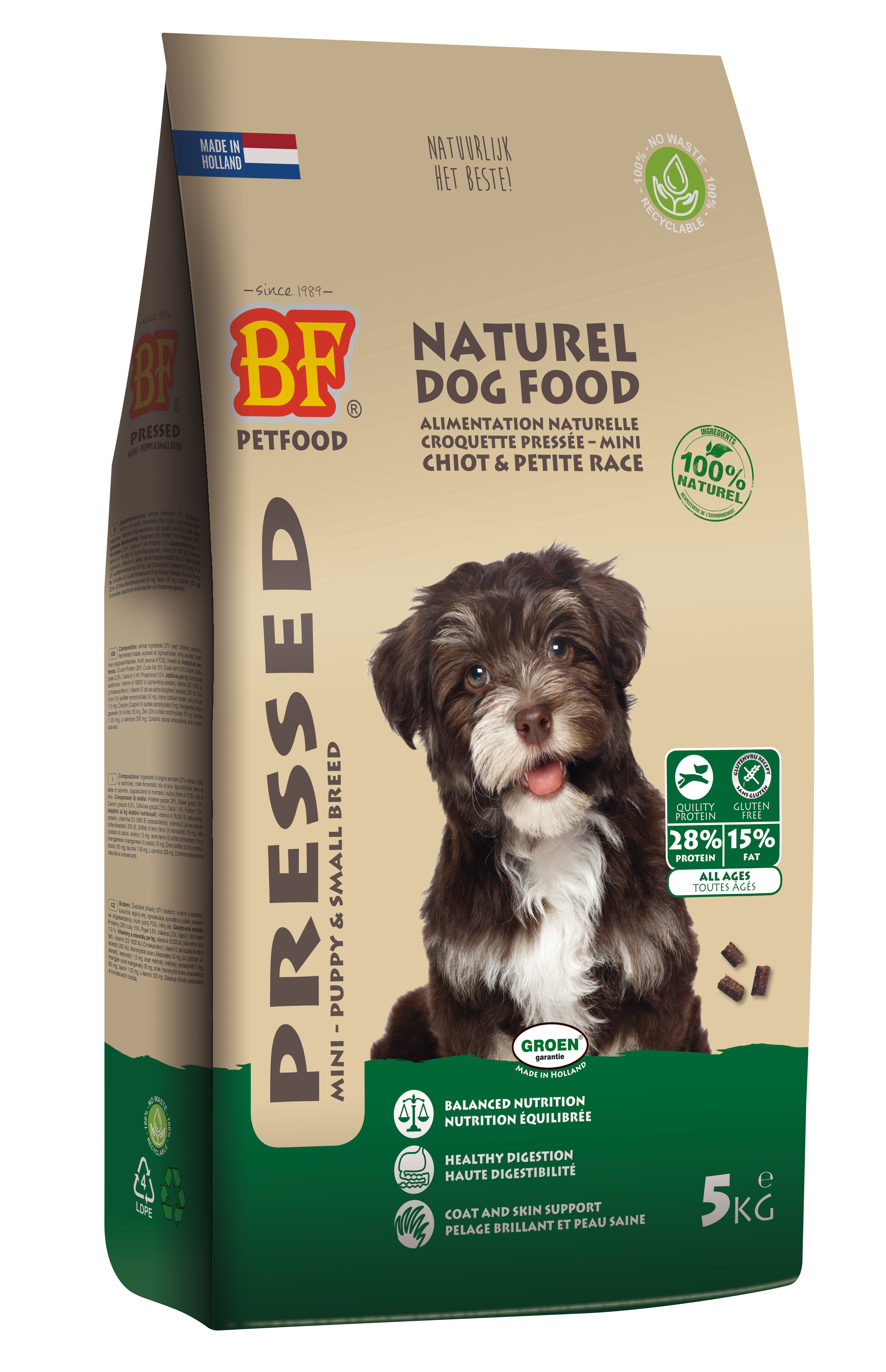 BF PETFOOD GEPERST WELPE UND KLEIN RASSEN 5 KG