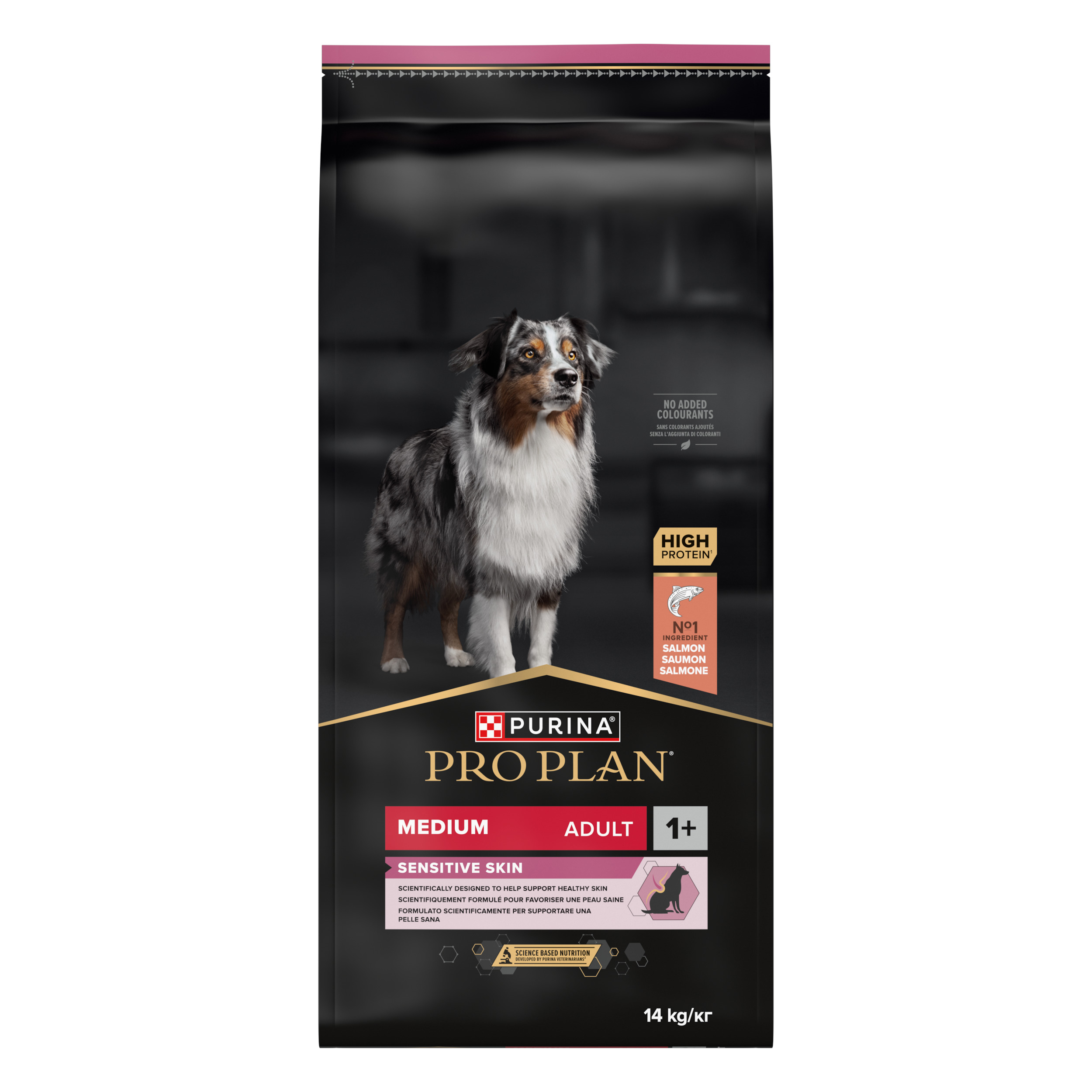 PRO PLAN DOG ADULT MEDIUM SENSITIV SKIN 14 KG