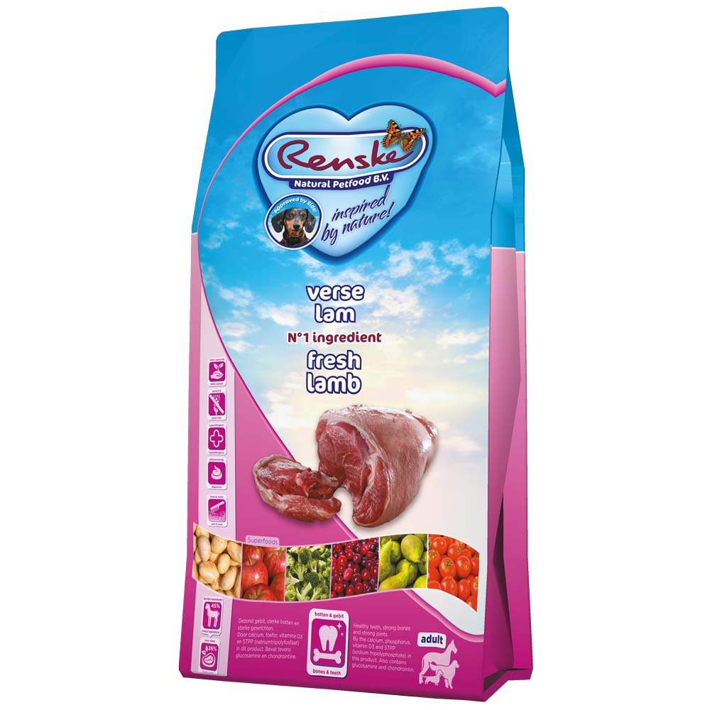 RENSKE SUPER PREMIUM ADULT LAMM GRAANVRIJ HYPOALLERGEEN 2 KG