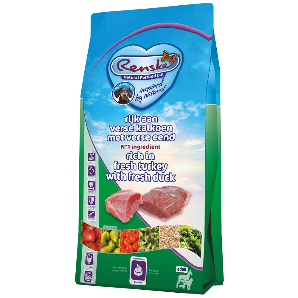 RENSKE SUPER PREMIUM ADULT TRUTHAHN/ENTE 2 KG