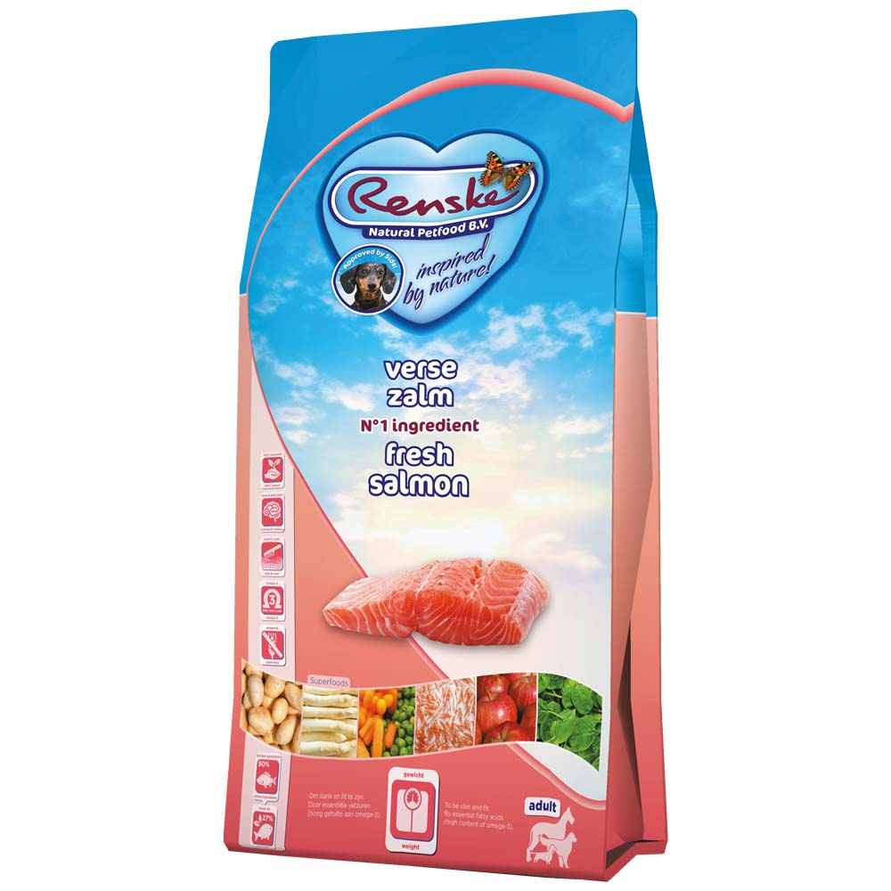 RENSKE SUPER PREMIUM ADULT LACHS GRAANVRIJ HYPOALLERGEEN 2 KG