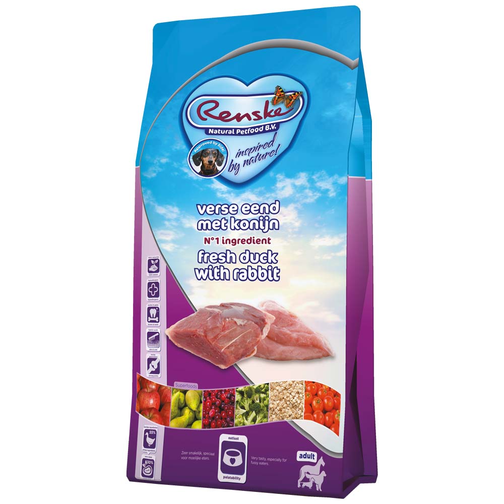 RENSKE SUPER PREMIUM ADULT ENTE/KANINCHEN 2 KG