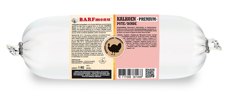 BARFMENU TRUTHAHN HUNDEFUTTER 1000 G