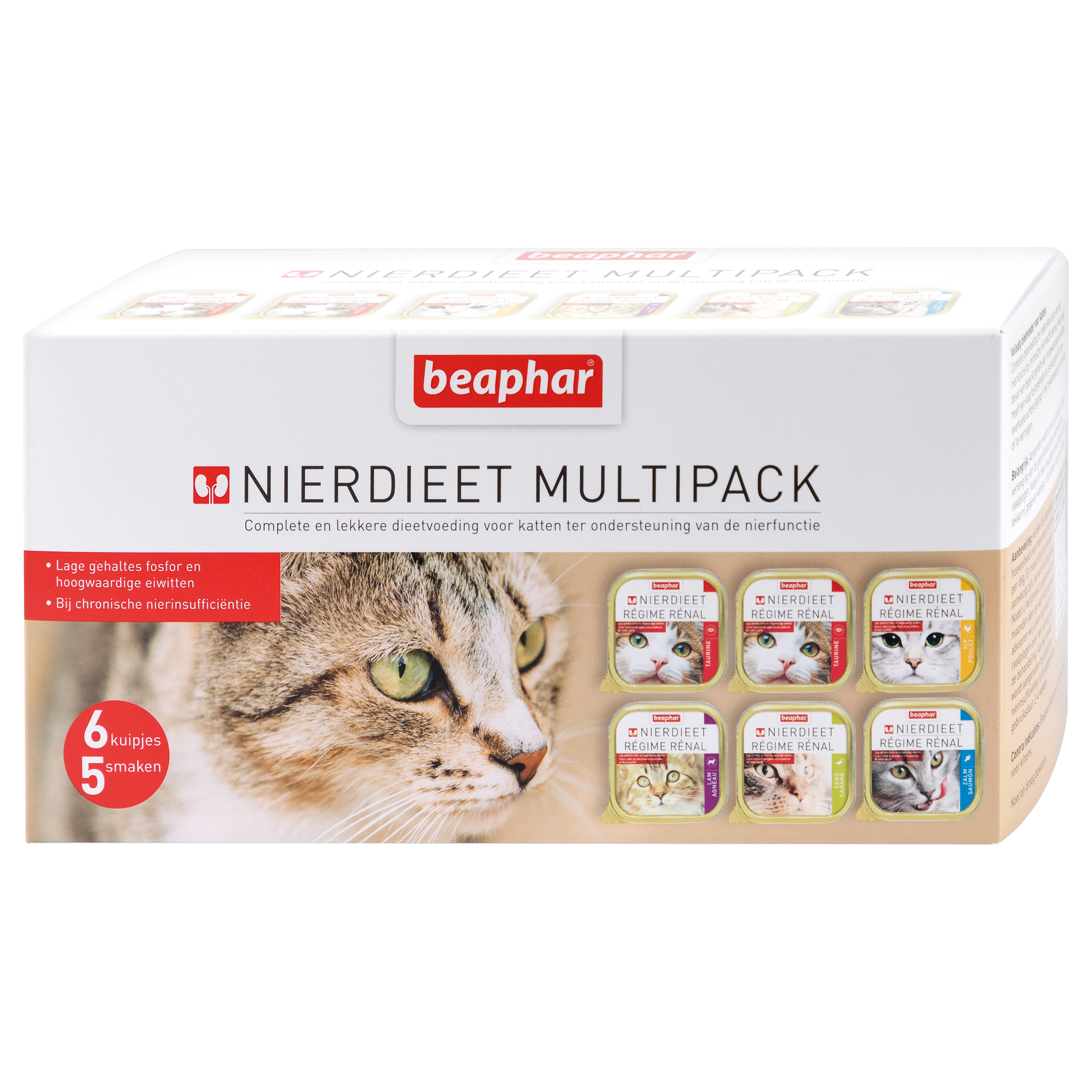BEAPHAR NIERDIEET KATZE MULTIPACK 6X100 G