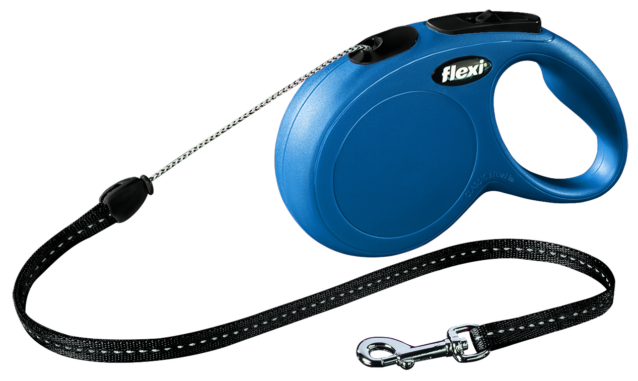 FLEXI ROLLLEINE CLASSIC CORD BLAU S 8 M