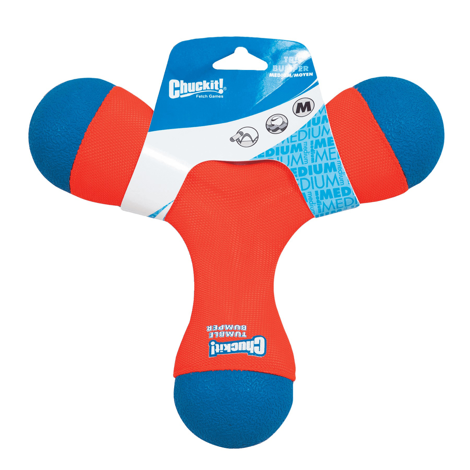 CHUCKIT TRI-BUMPER MEDIUM 21X6X20 CM