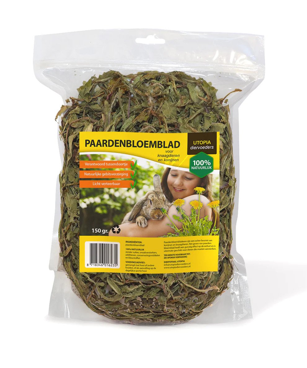 UTOPIA PAARDENBLOEMBLAD 150 G