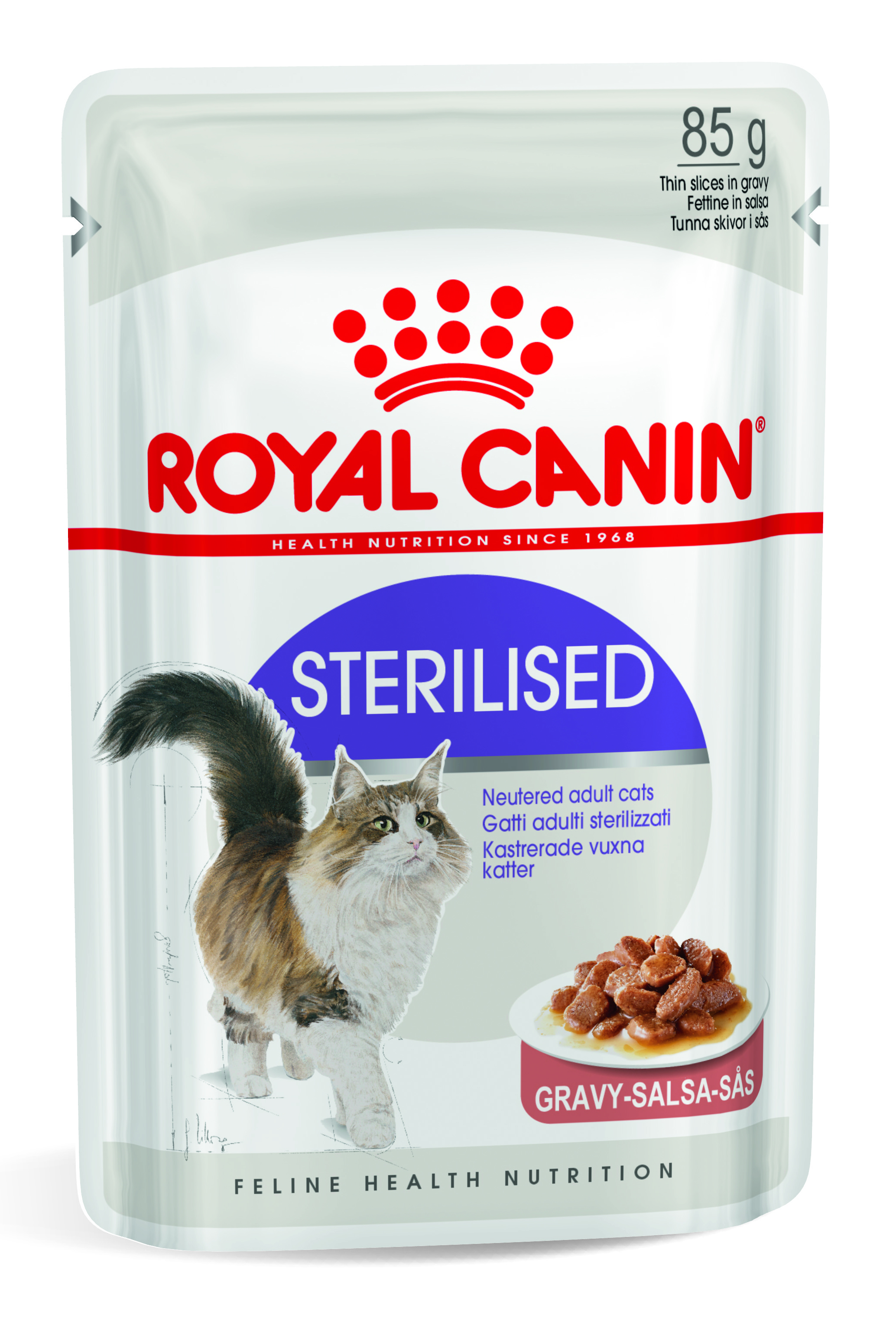 ROYAL CANIN FELINE STERILISED IN GRAVY 12X85 G