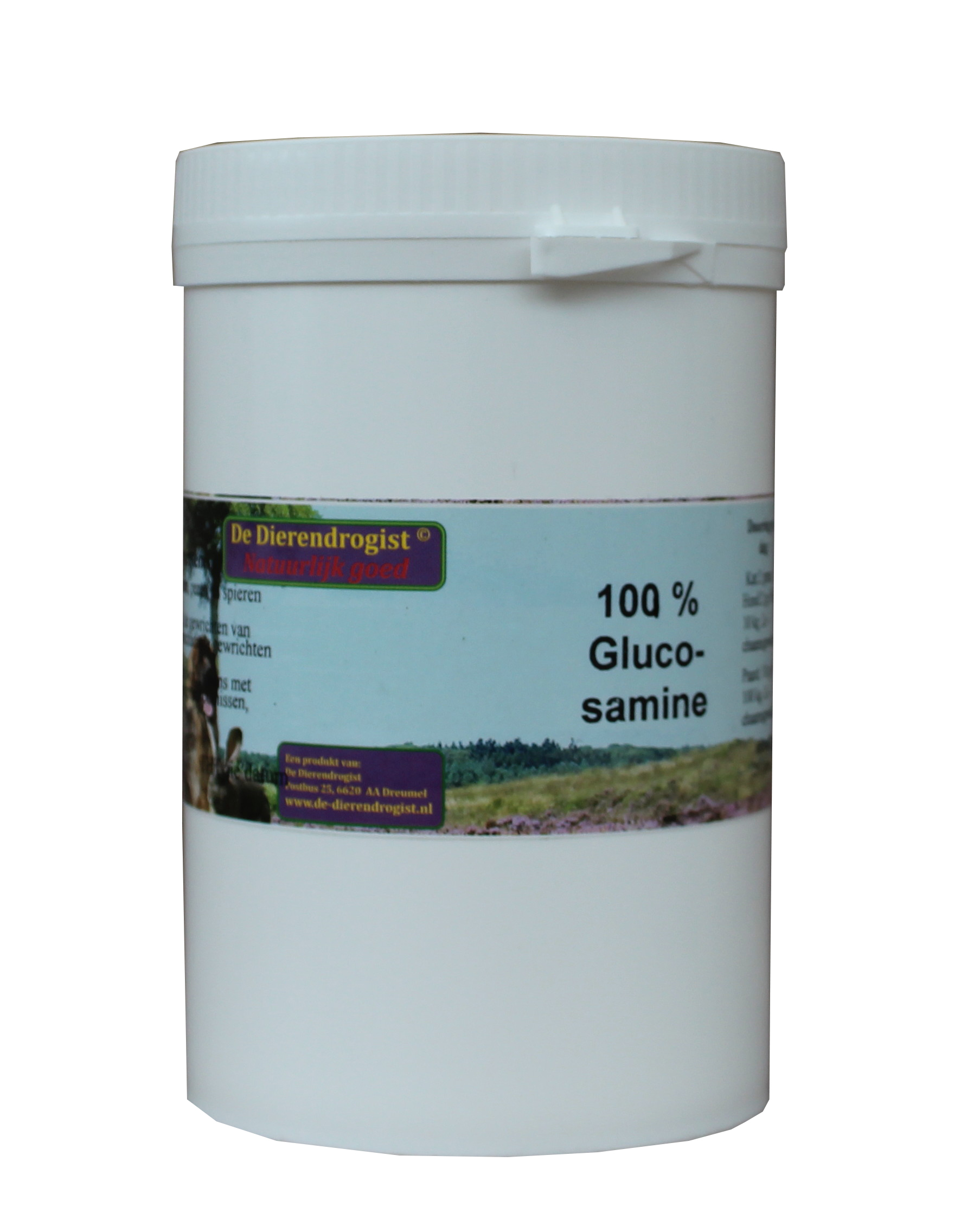 DIERENDROGIST GLUCOSAMINE 100% PUUR 250 G
