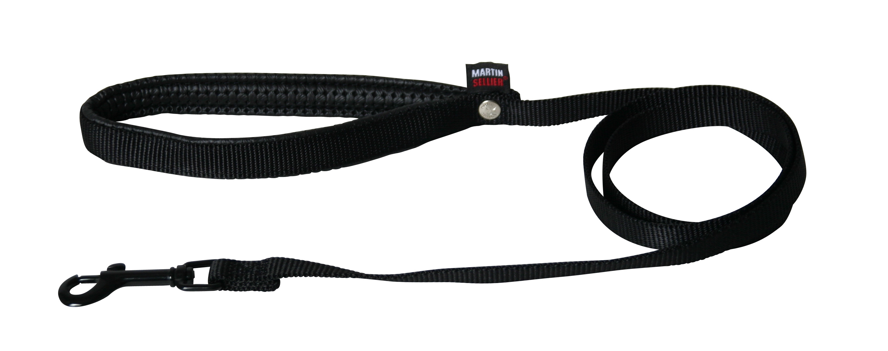 MARTIN HUNDELEINE NYLON SCHWARZ 120X2,5 CM