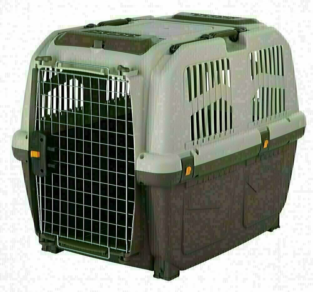 TRIXIE SKUDO TRANSPORTBOX TAUPE/SAND S-M 68X48X51 CM