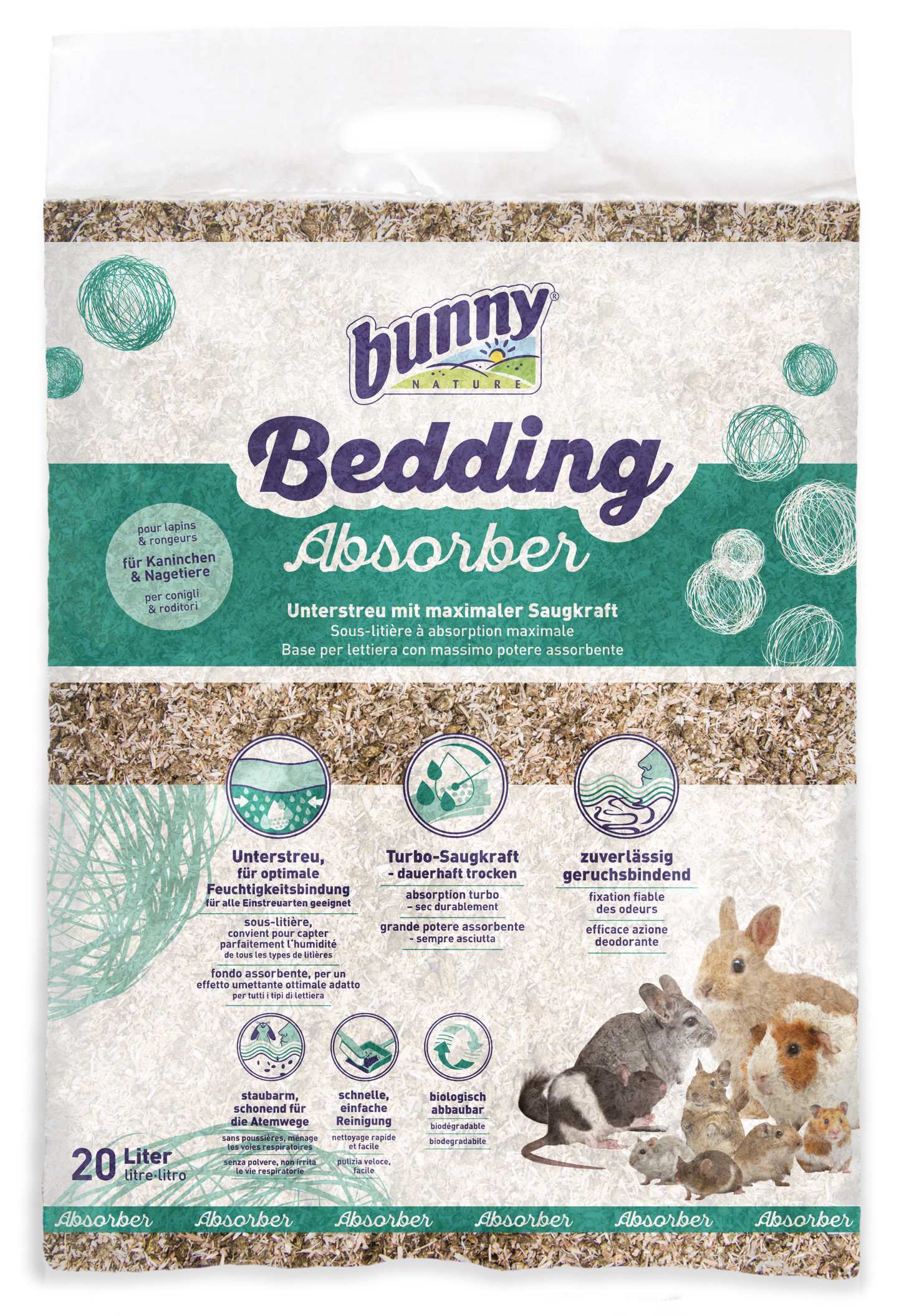 BUNNY NATURE BUNNYBEDDING ABSORBER 20 L
