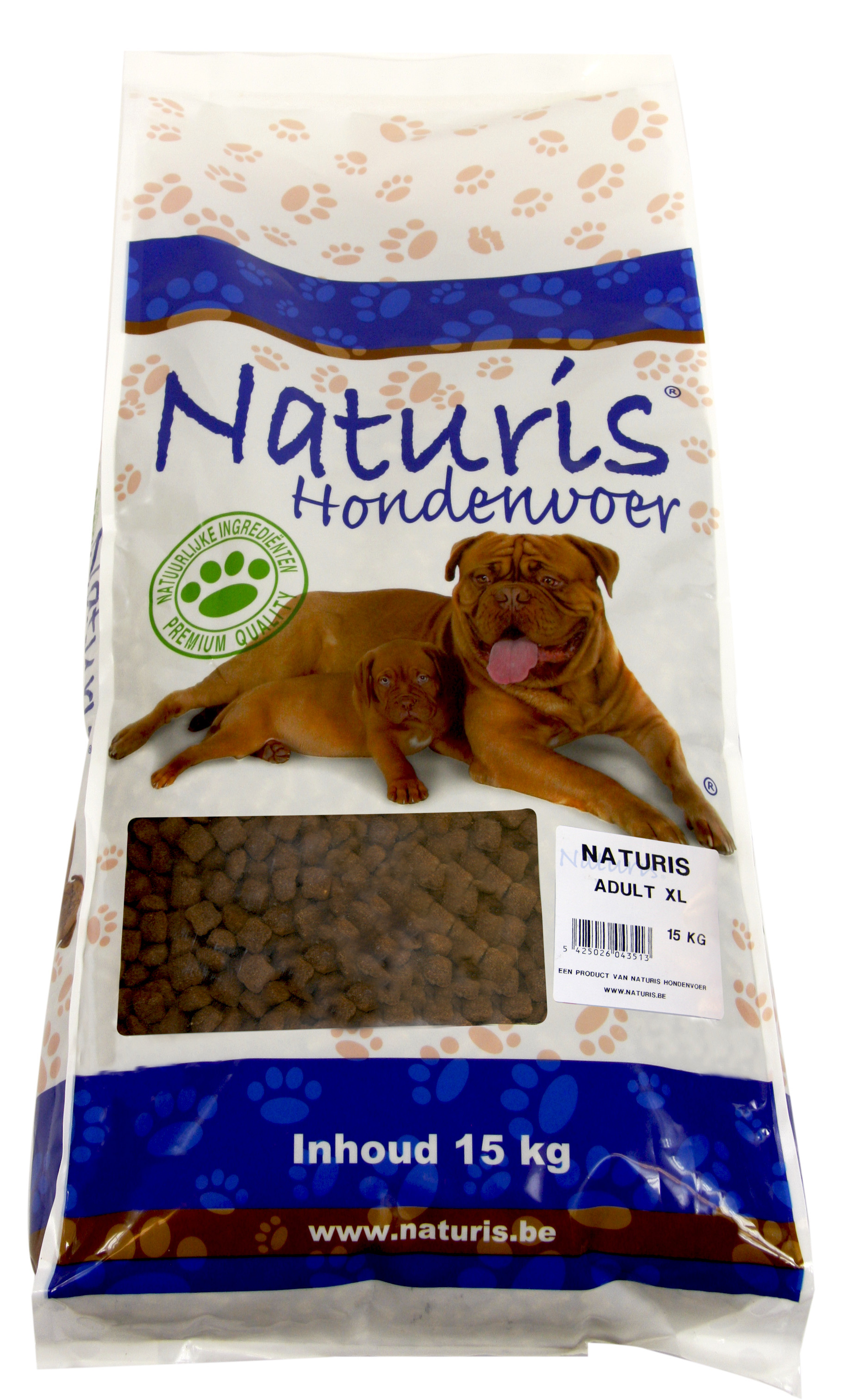 NATURIS TROCKENFUTTER ADULT XL 15 KG