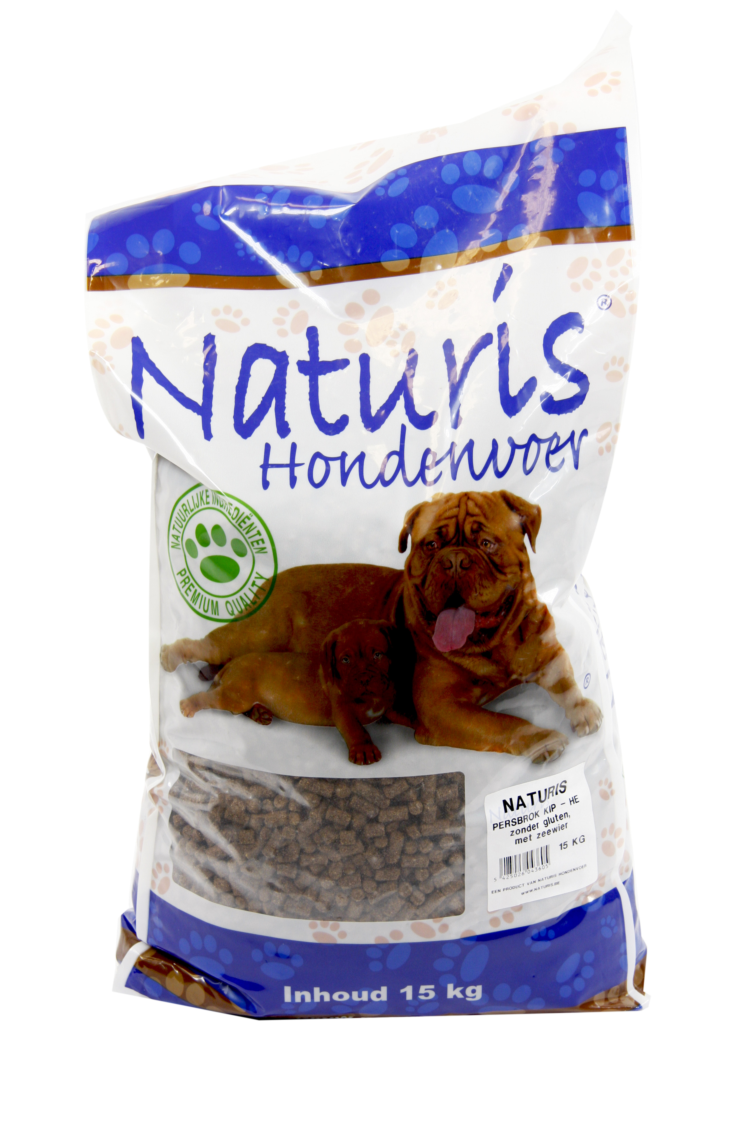 NATURIS TROCKENFUTTER GEPERST HIGH ENERGY HUHN 15 KG