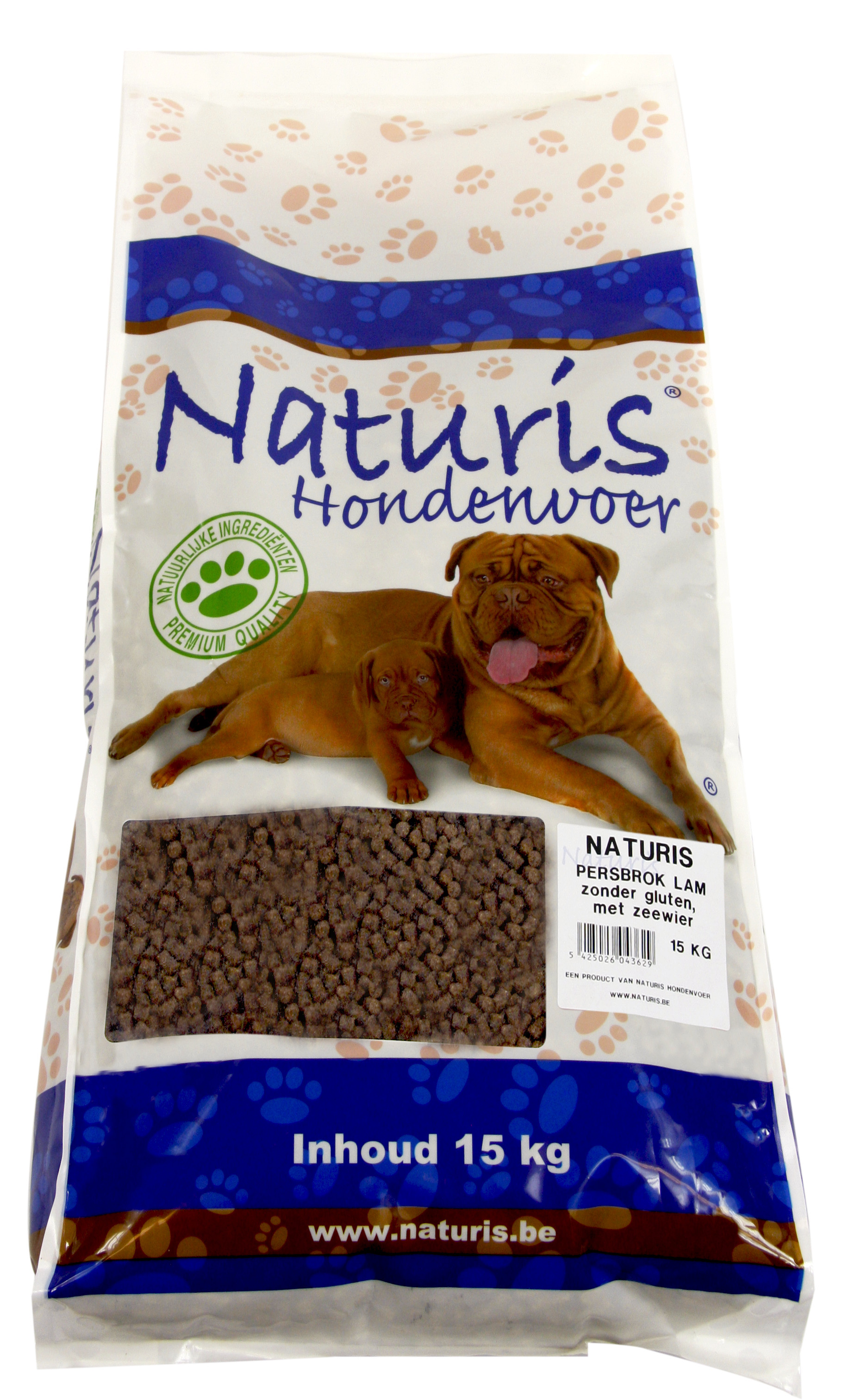 NATURIS TROCKENFUTTER GEPERST LAMM 15 KG