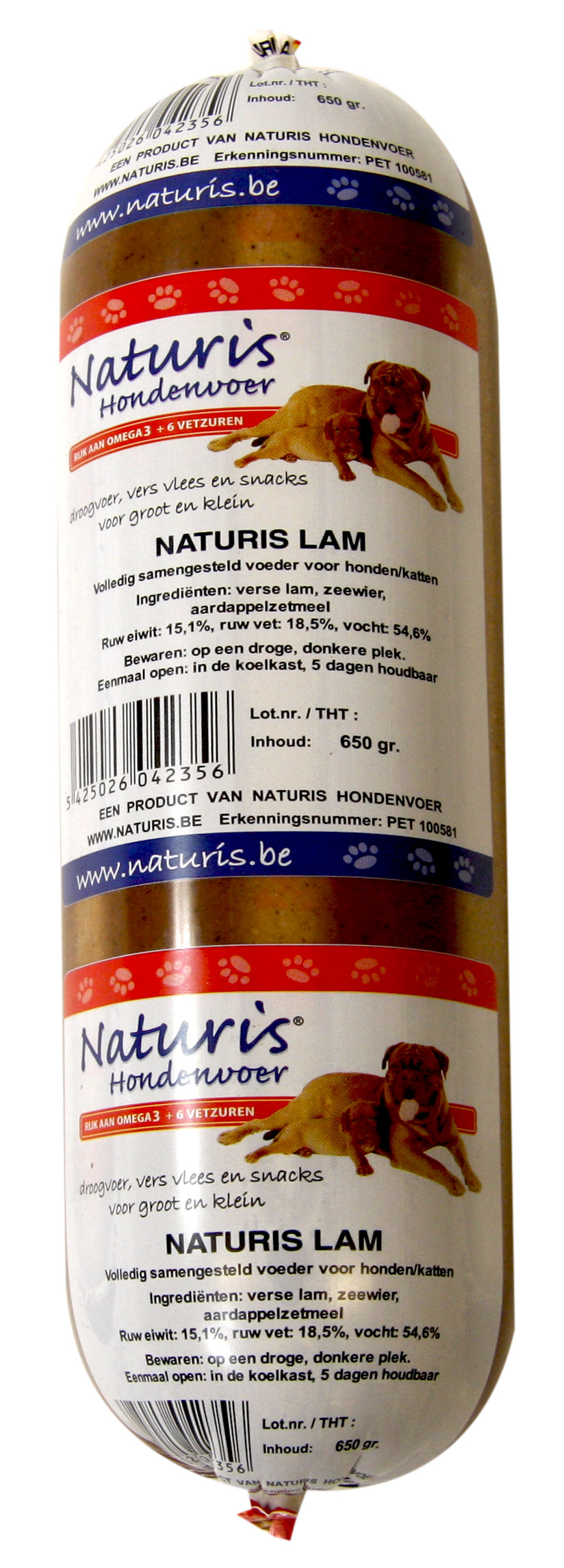 NATURIS HOUDBAAR LAMM 650 G