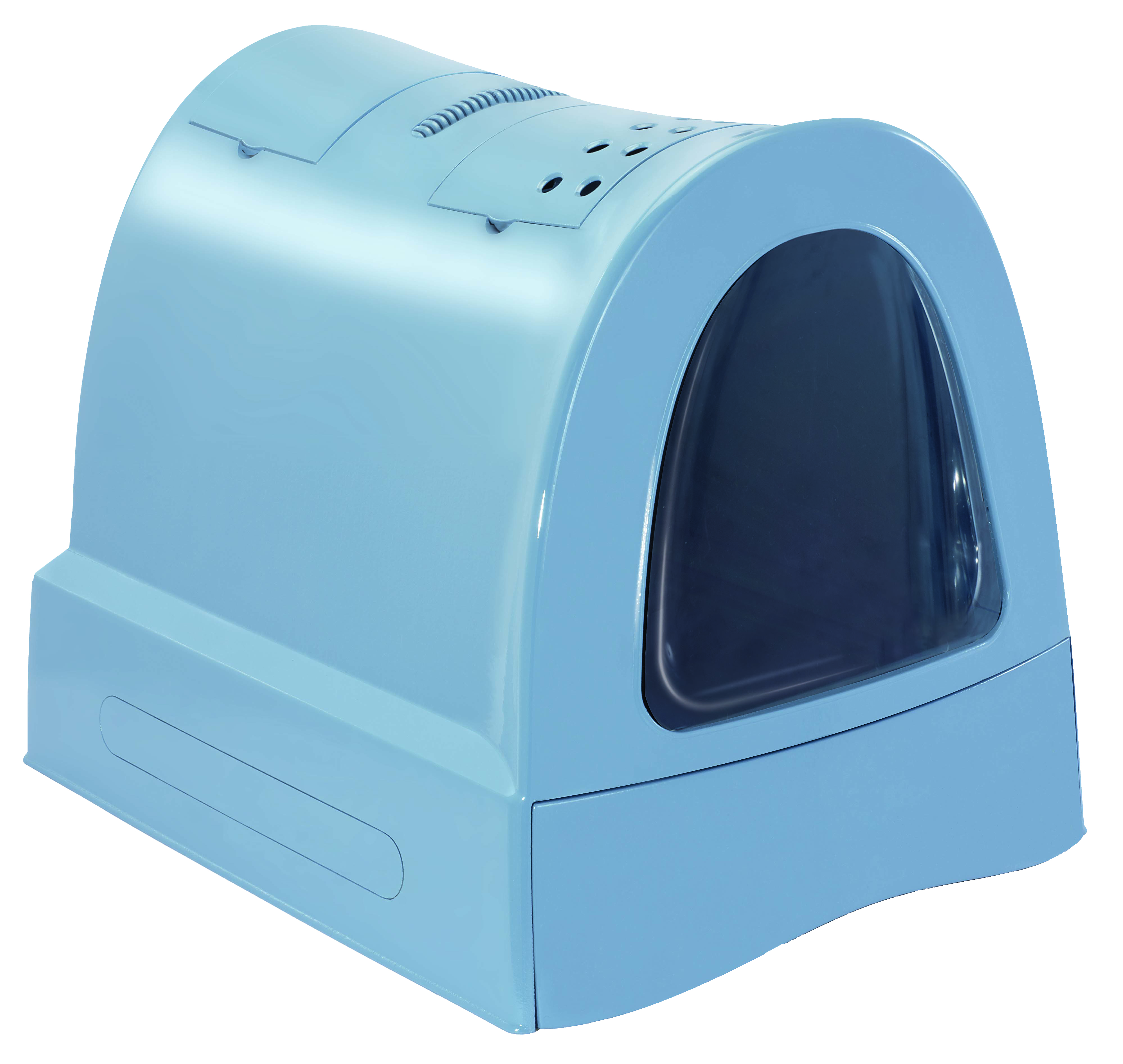 IMAC KATZENKLO ZUMA MIT SCHUIFLADE BLAU 40X56X42,5 CM