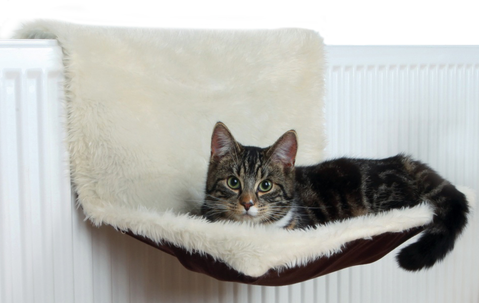 TRIXIE RADIATORHANGMAT PLUESCH/VELOURS CREME/BRAUN 45X26X31 CM