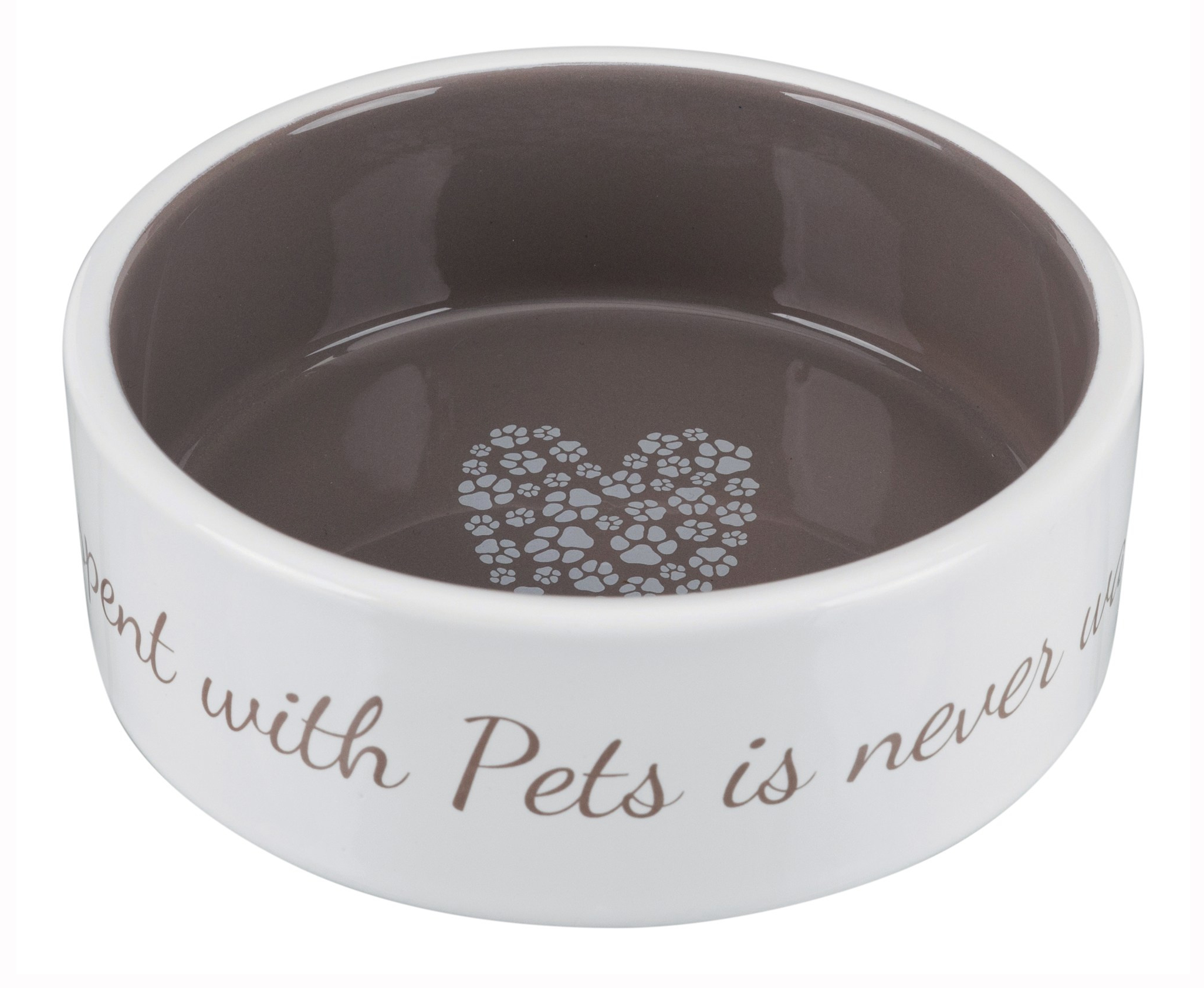 TRIXIE FUTTERNAPF PETS HOME TAUPE 20 CM