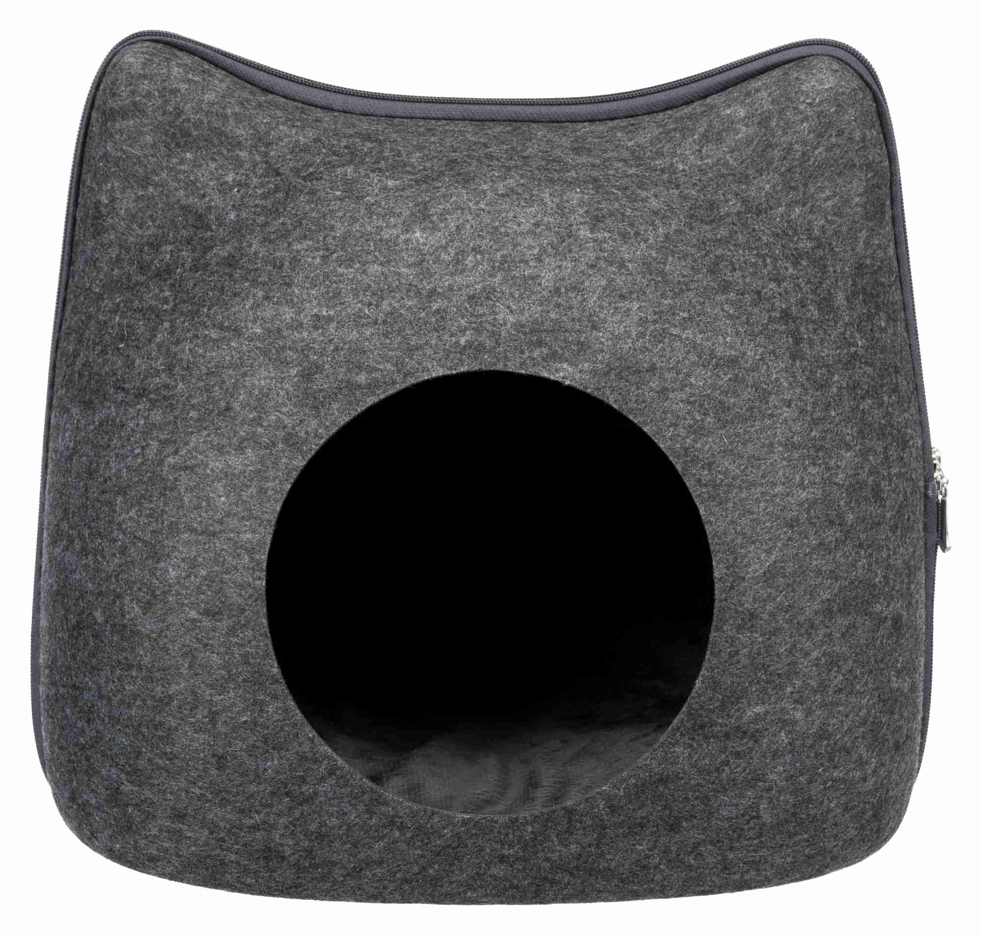 TRIXIE RELAX IGLO KATZE VILT GRAU 38X37X35 CM