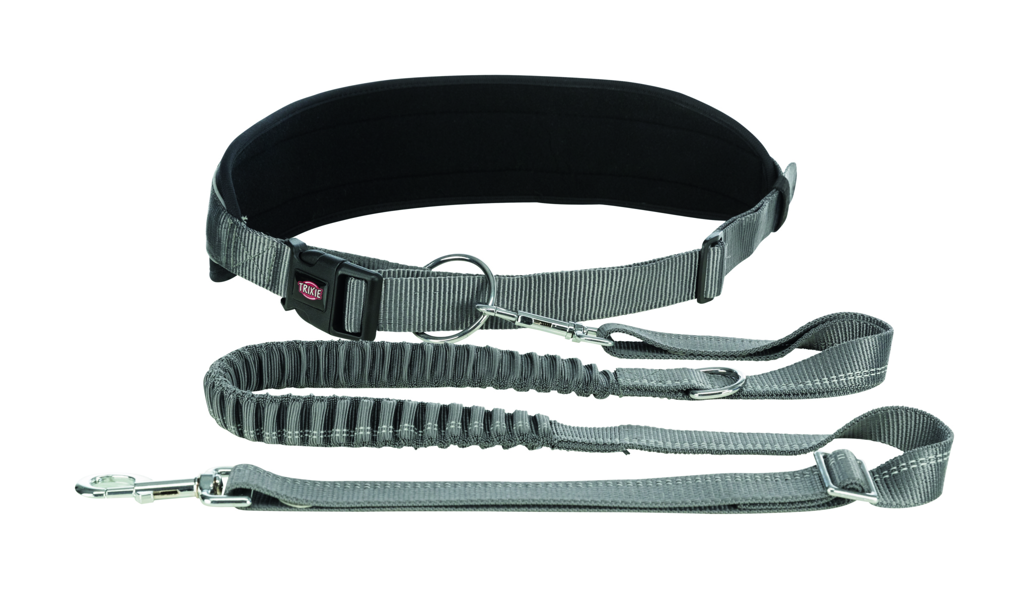 TRIXIE JOGGINGLIJN GRAU 75-120 CM