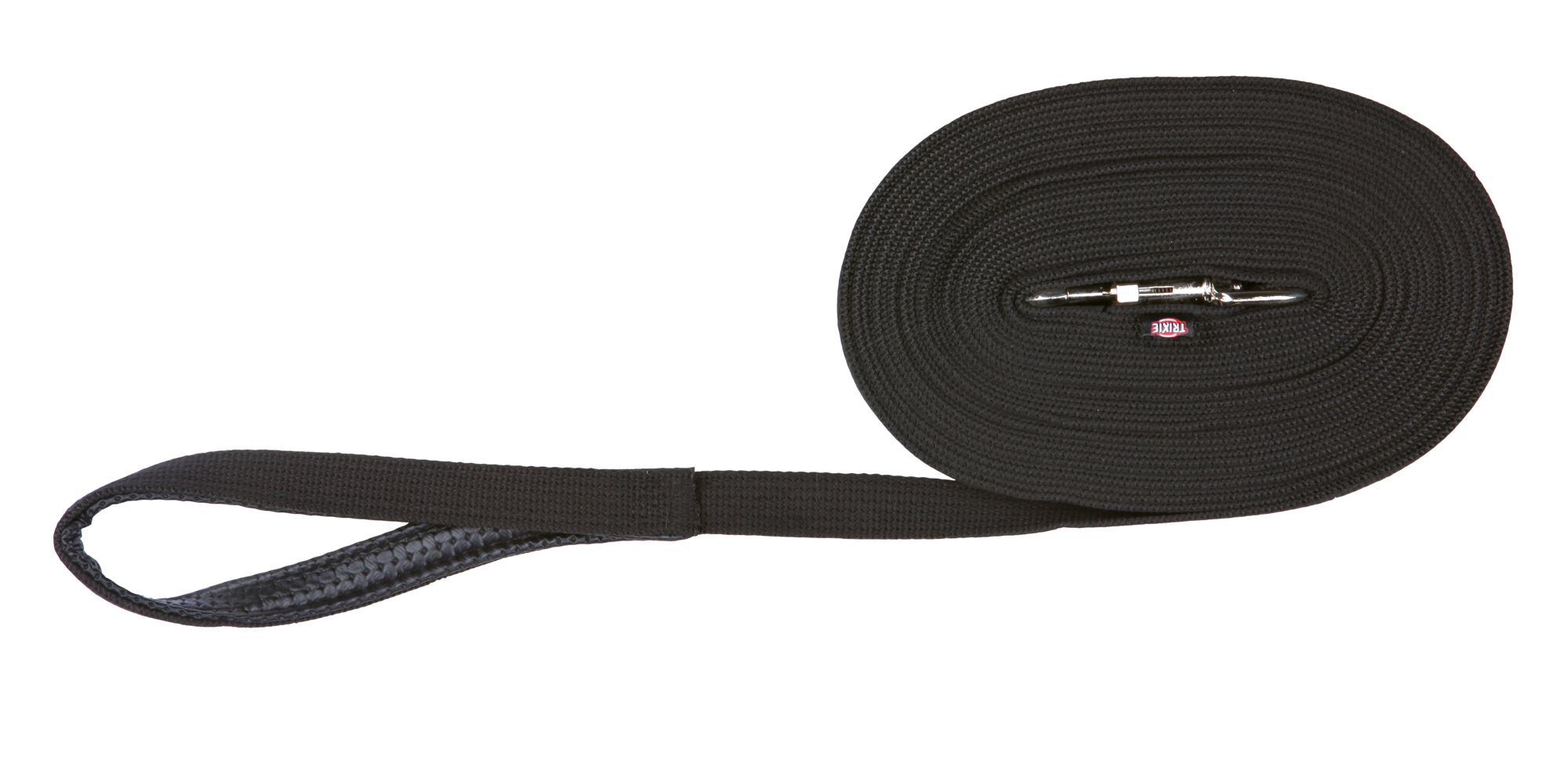 TRIXIE HUNDELEINE SLEEPLIJN SINGELBAND SCHWARZ 20 MM X 5 M