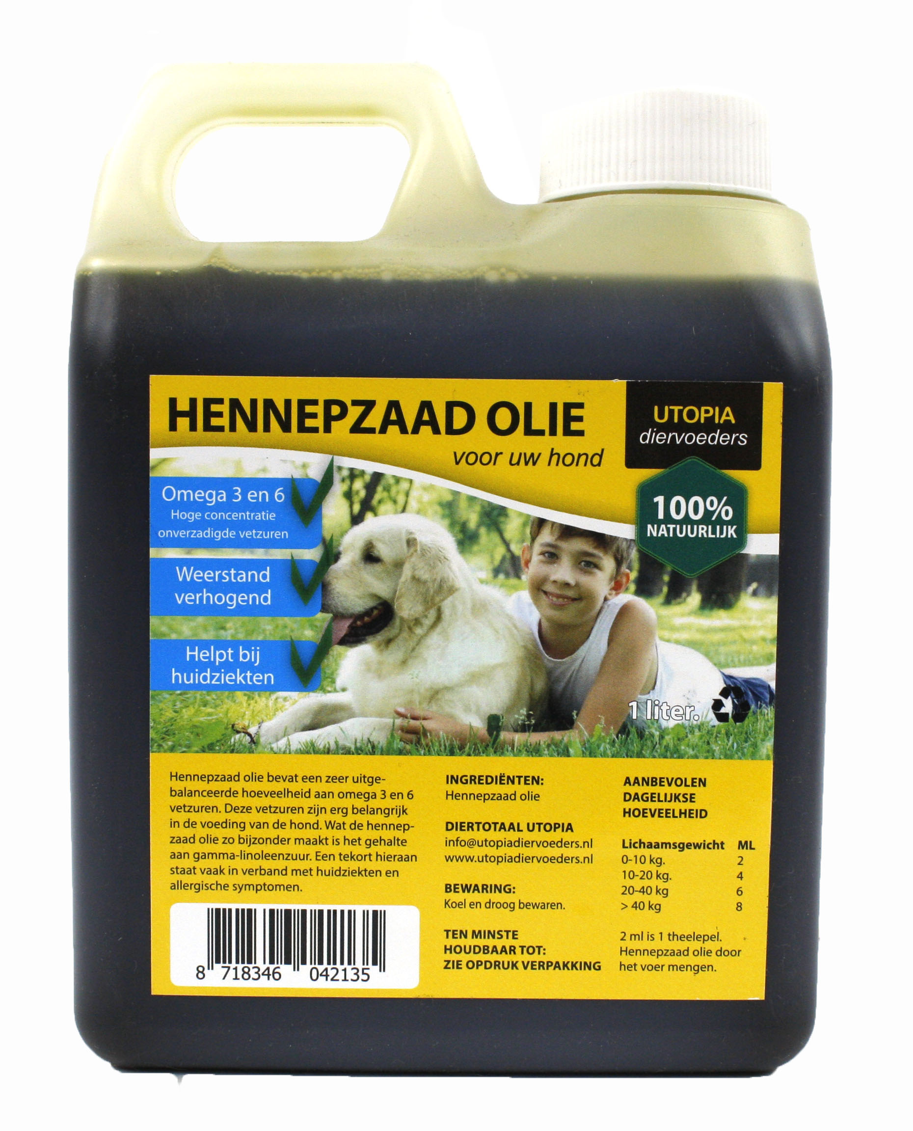 HENNEPZAAD OEL 1 L
