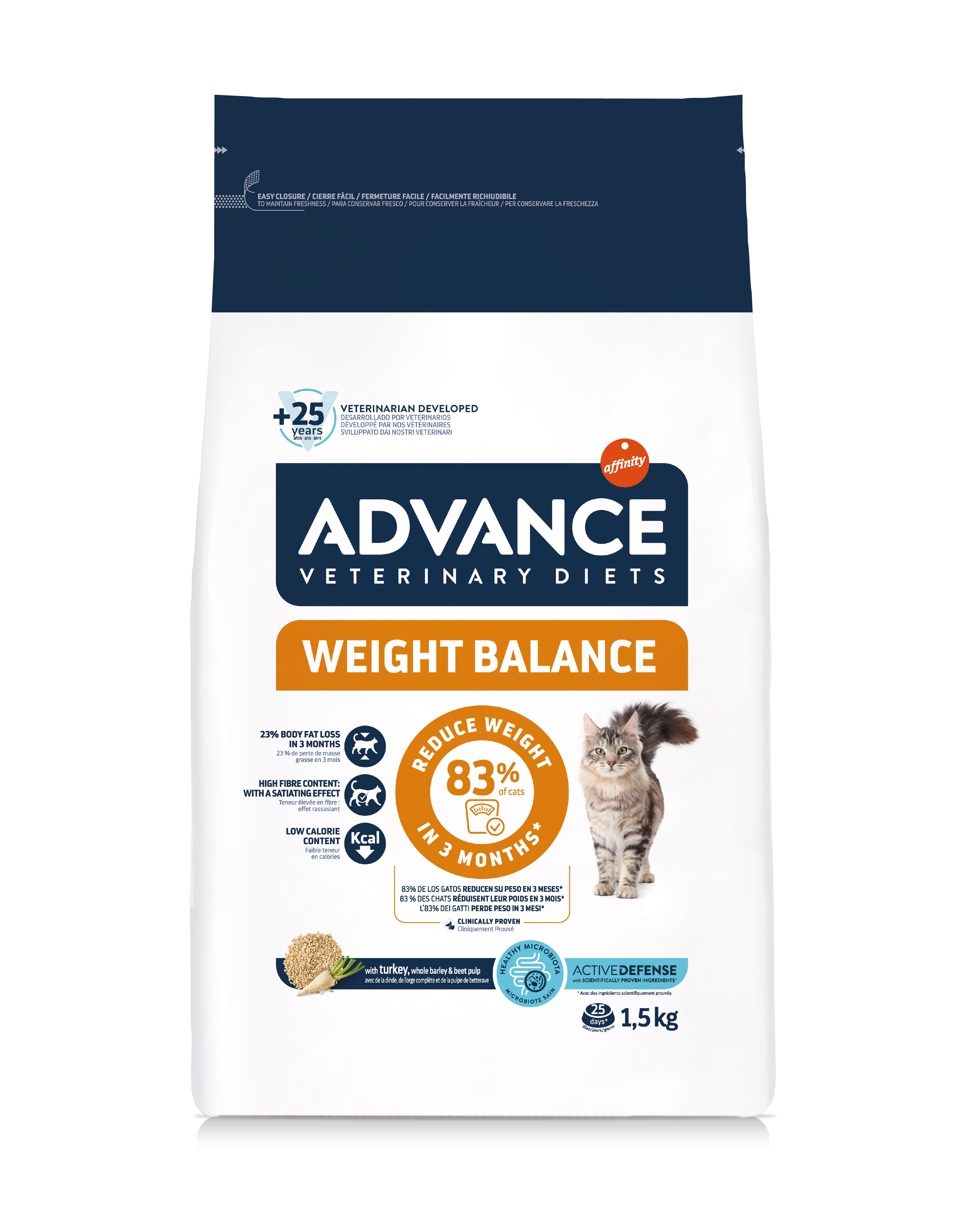 ADVANCE VETERINARY DIET CAT WEIGHT BALANCE 1,5 KG