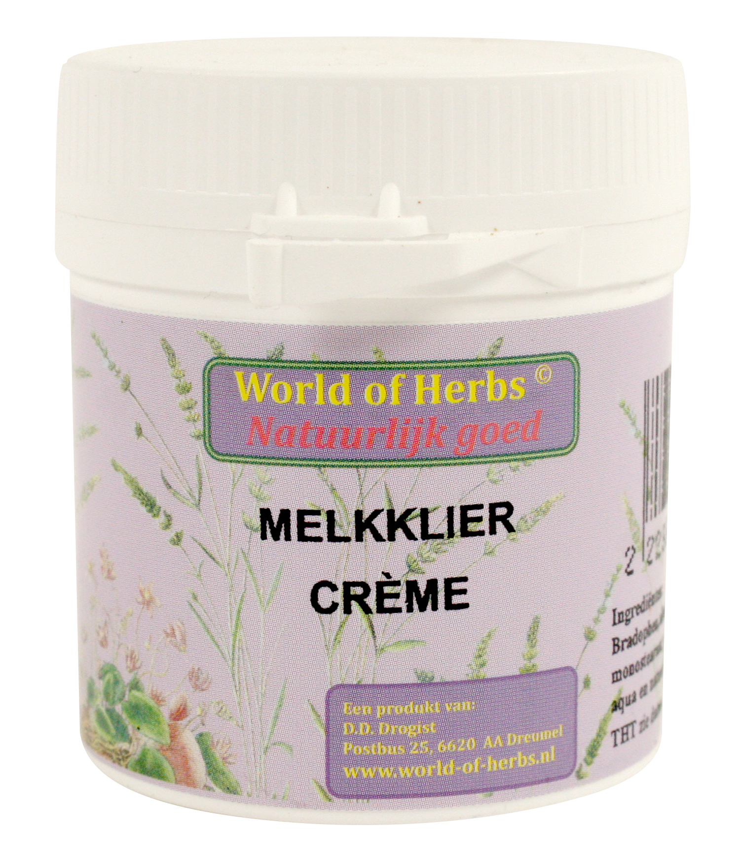 WORLD ODER HERBS FYTOTHERAPIE MELKKLIER CREME 50 G