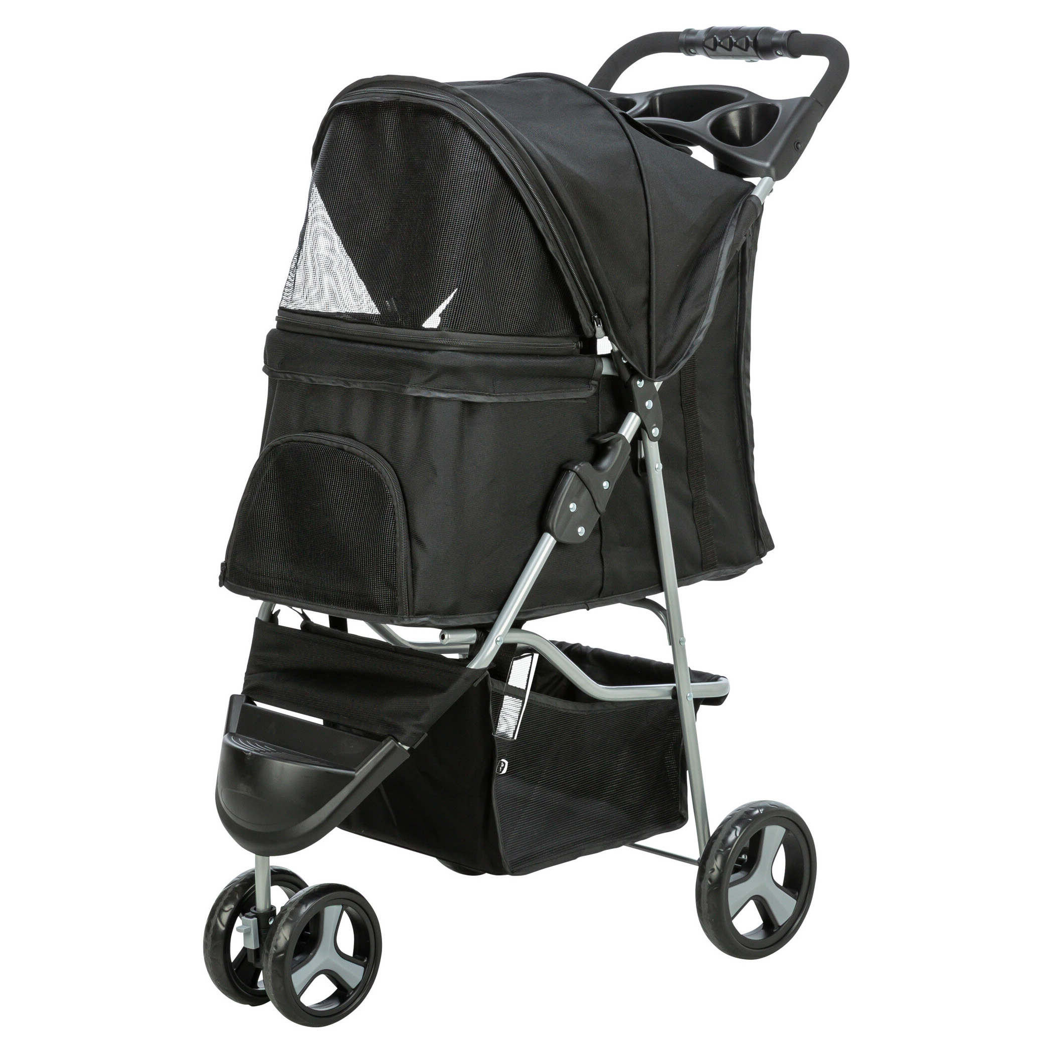 TRIXIE HONDENBUGGY SCHWARZ 80X47X100 CM