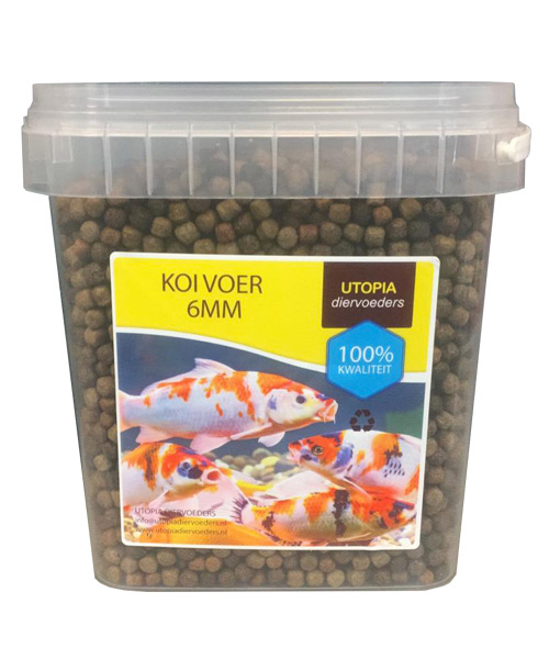 KOI FUTTER 6 MM 1 KG 2,5 L